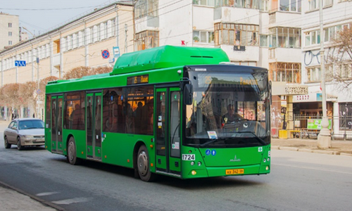 Автобус МАЗ ЕМУП Гортранс г. Екатеринбург